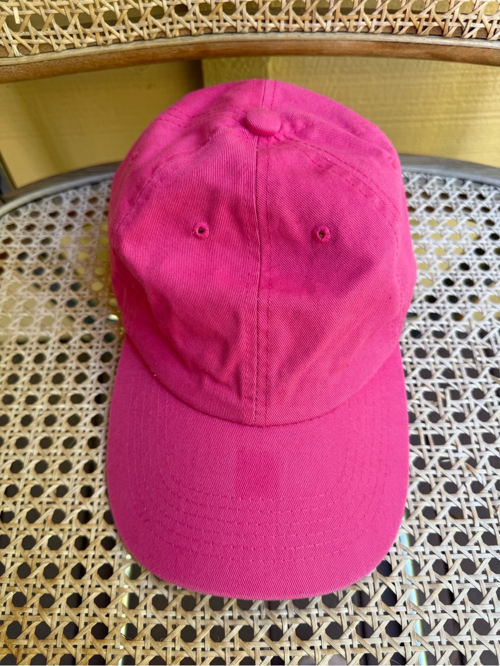 Hot Pink Adjustable Baseball Cap 100% Cotton Baseball Hat